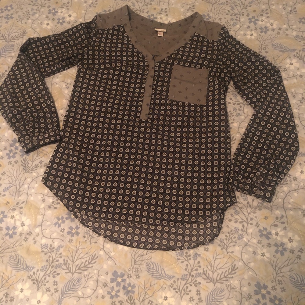 Merona Long Sleeve Blouse